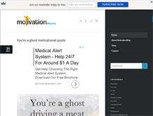 Tablet Screenshot of motivationblog.org